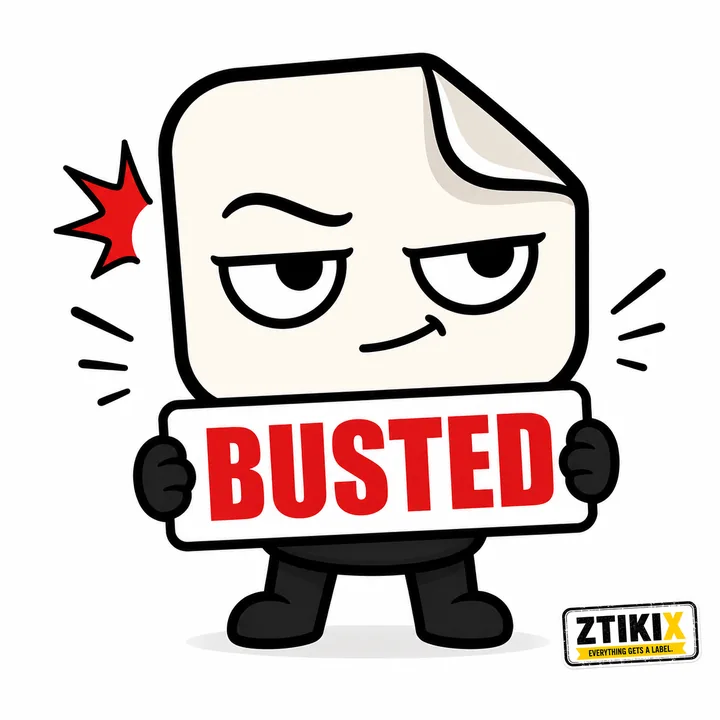 ZTIKIX holding the BUSTED label